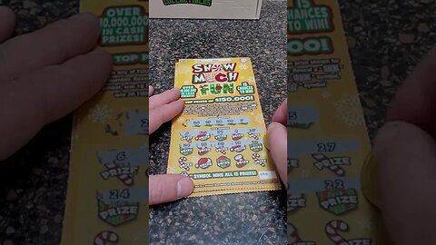 Snow Much Fun Lottery Tickets!