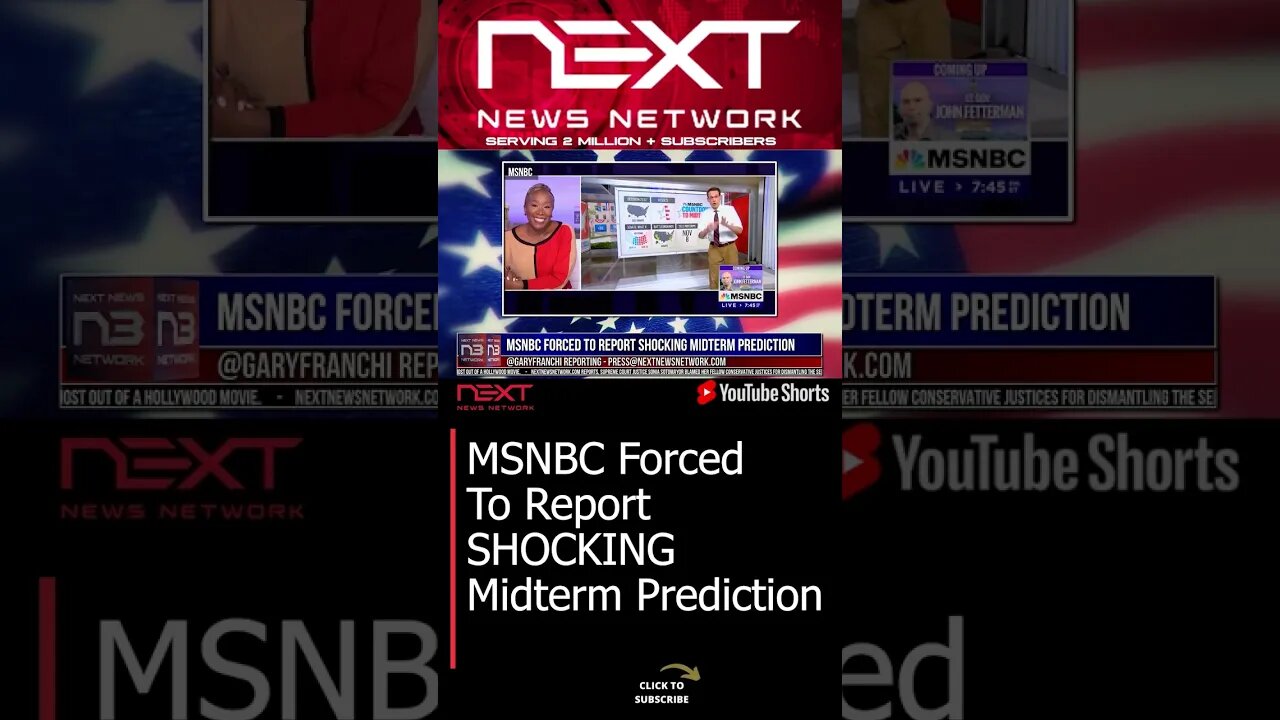 MSNBC Forced To Report SHOCKING Midterm Prediction #shorts