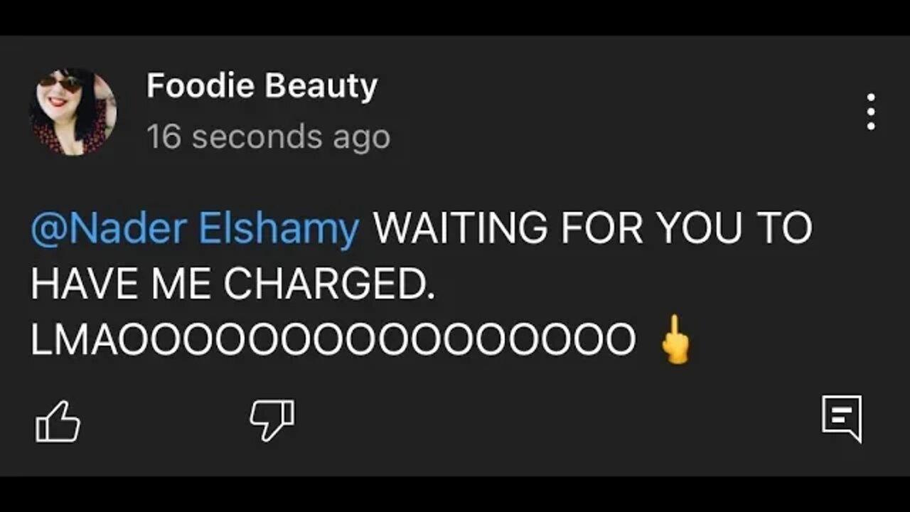 Foodie Beauty Deleted Community Posts Talking About DeeDee And Nader 8/15/22