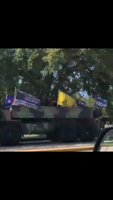 Trump Supporters Car Parade in Katy, Texas!