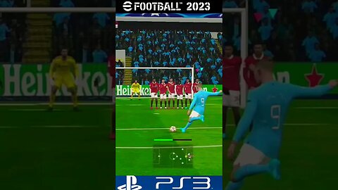 Erling Haaland Free Kick Goal & Celebration - eFootball 2023 PS3