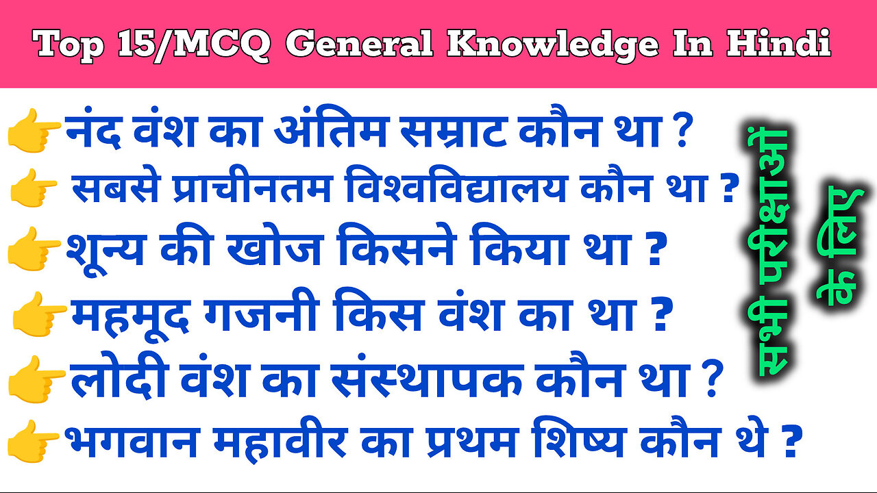 Hindi general knowledge question | MCQ general knowledge #gyani2 #gk