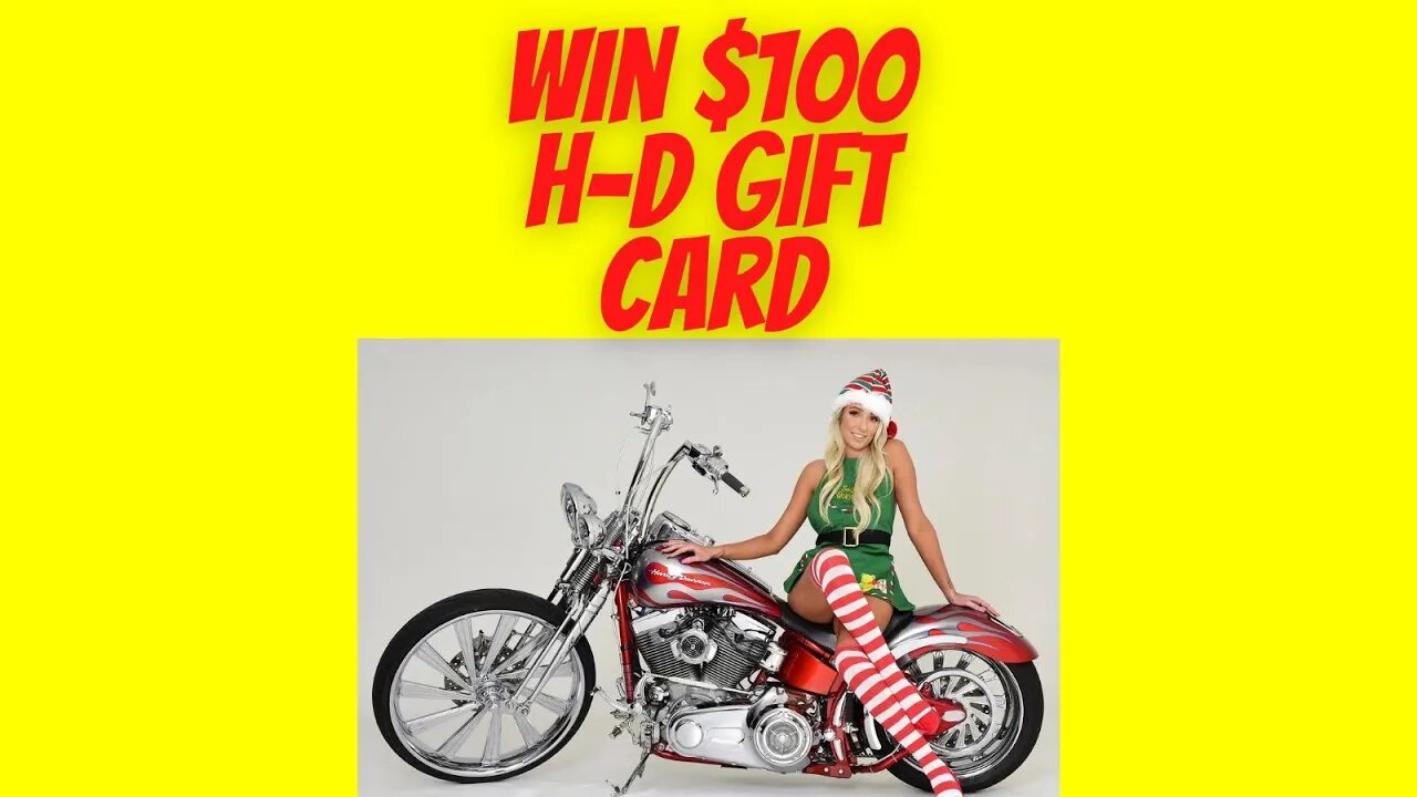 $100 WORTH OF FREE HARLEY PARTS OR GEAR! #shorts