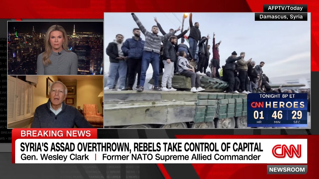 U.S. General Wesley Clark on CNN: The terrorists won´t bother the Russians [in Syria]