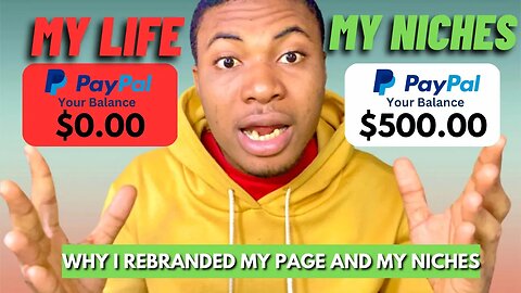I CHANGE MY NICHES FROM COMEDY NICHE TO MAKE MONEY ONLINE NICHE (MAKE MONEY ONLINE FOR FREE)