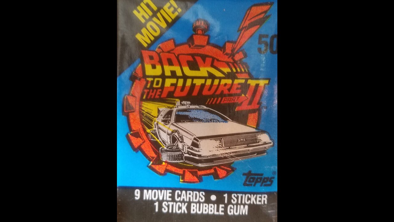 Back to the Future II Movie Cards (1989, Topps) -- What's Inside