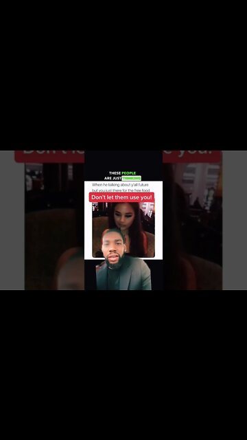 Stop letting women use you for free dinners!