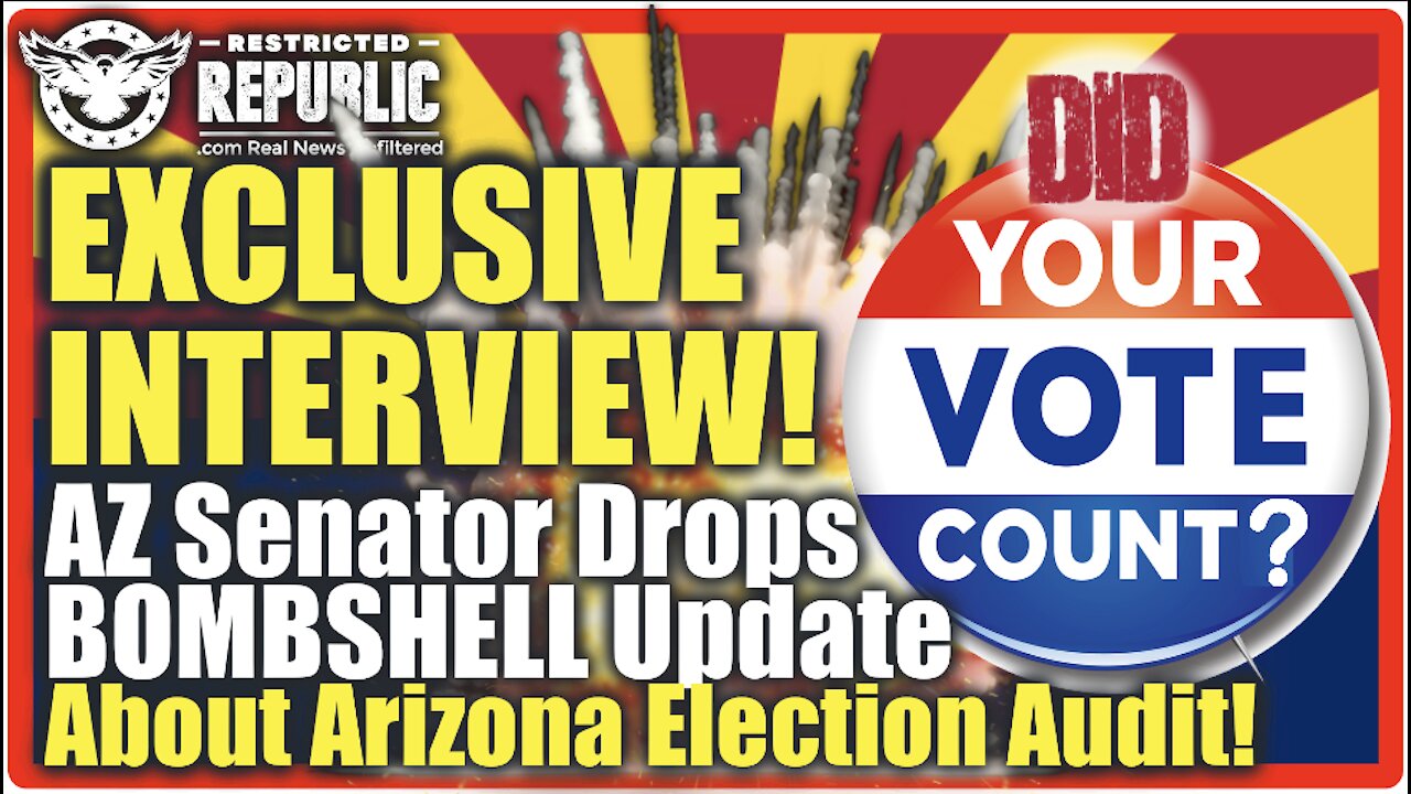 Exclusive Interview! Arizona Senator Drops Bombshells About The Arizona Election Audit…