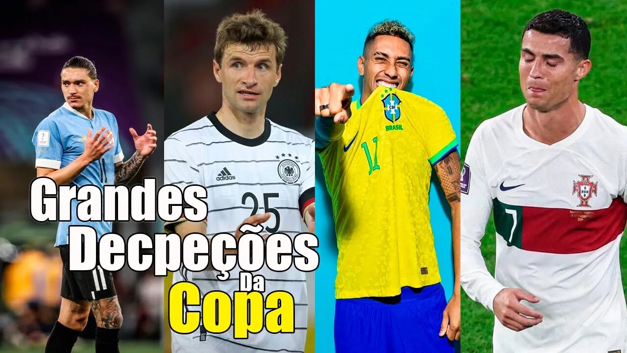 Top 7 jogadores que foram uma decepção na copa do Mundo