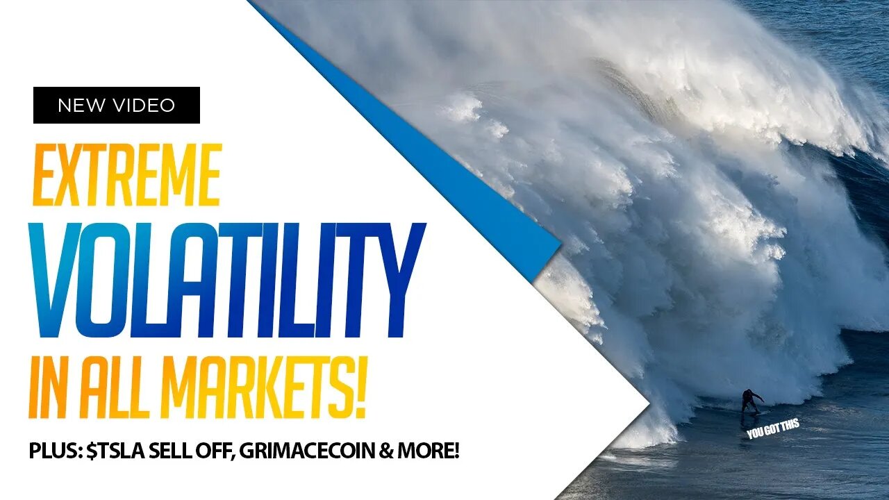 Volatile Markets! JPOW Presser, $TSLA, Grimacecoin and MORE! | Market Mania | Ep 142