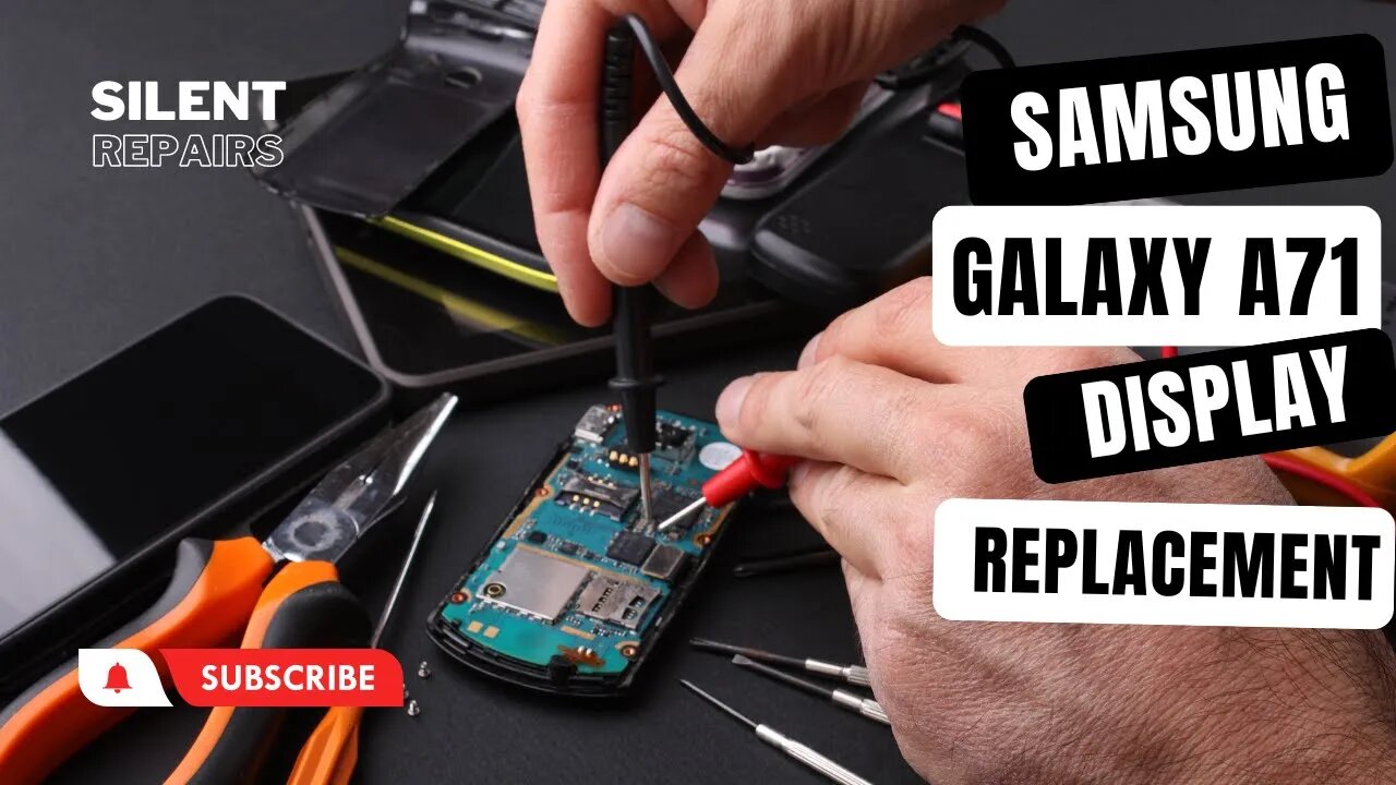 Samsung Galaxy A71 | Screen repair | Display replacement | Repair video