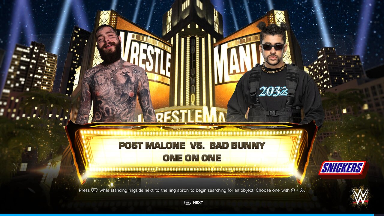 Post Malone Vs Bad Bunny WWE WrestleMania Battle of Artists Prediction