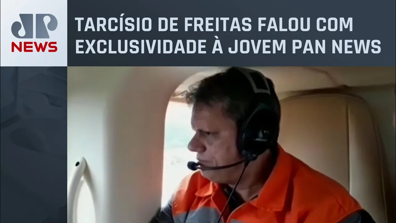 Tarcísio de Freitas sobre temporais: “A situação é bastante crítica”