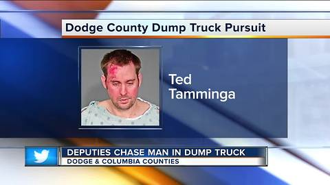 Wisconsin man faces 5th OWI after leading deputies on chase in a dump trunk