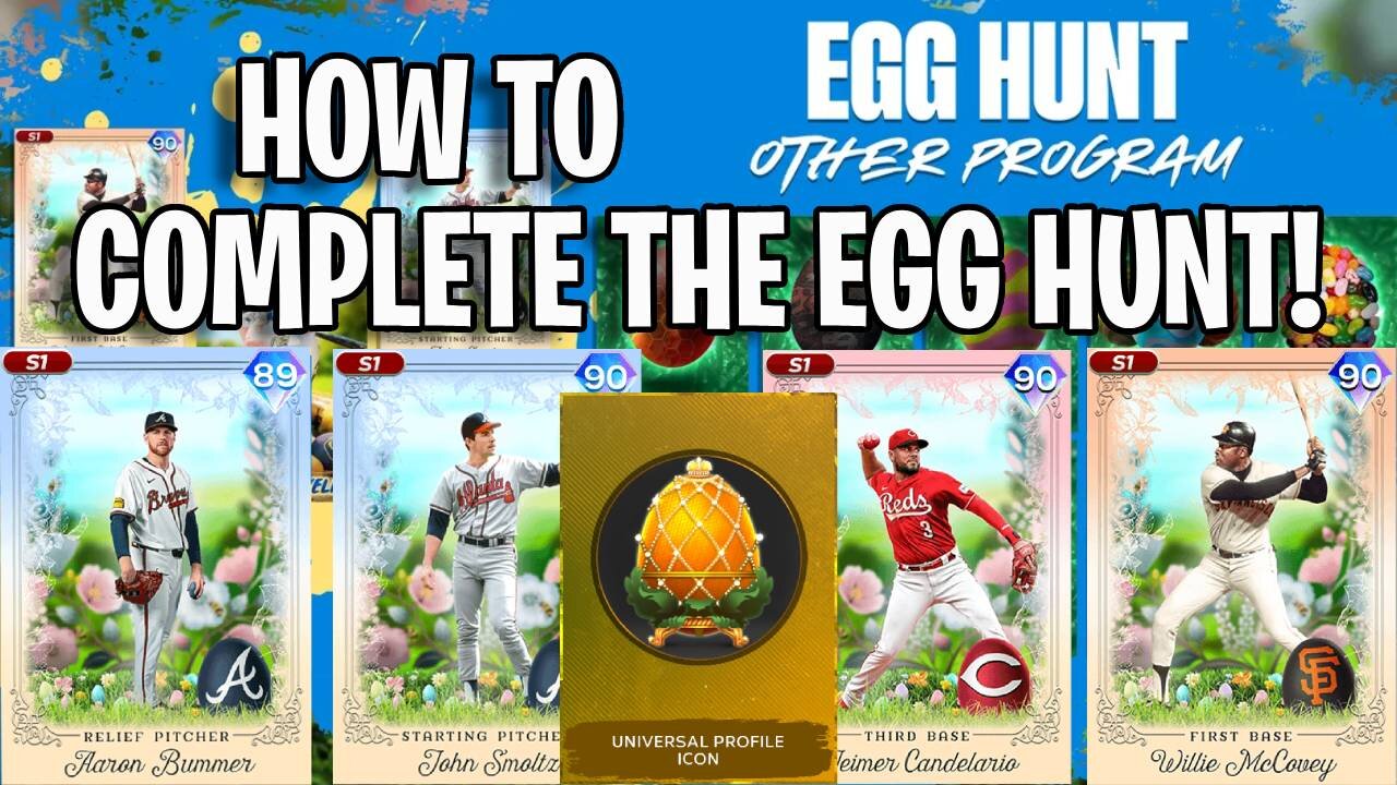 How To Collect All 10 Eggs To Complete The Egg Hunt In MLB The Show 24!