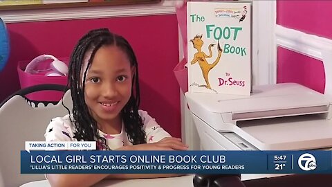 Local girl starts online book club