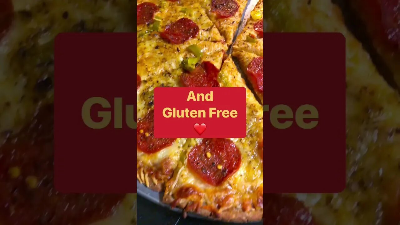 BEST Gluten Free PIZZA 🍕😋 #shorts #viral #trending #pizza #pizzalover