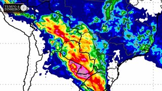 Chuvas em boa parte do País e reduzidas no Sul