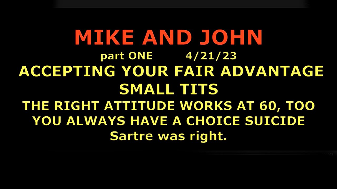 MIKE AND JOHN PART ONE 4.21.24