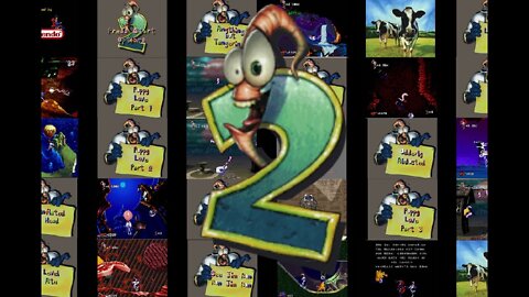 EarthWorm Jim 2 SNES, Gameplay completo.