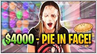 $4,000 Pie In Face