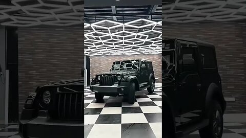 The Entry 😎 Thar 🖤 Attitude Status 😈 Mahindra Thar #thar