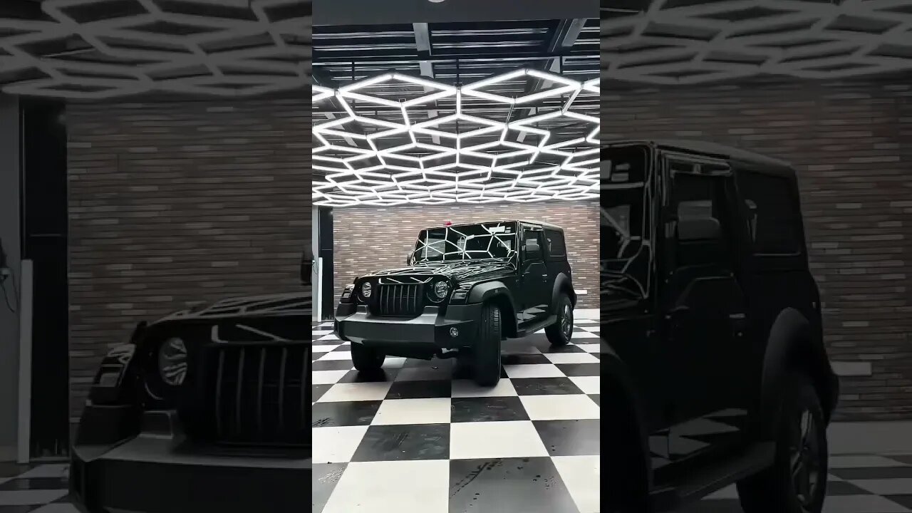 The Entry 😎 Thar 🖤 Attitude Status 😈 Mahindra Thar #thar