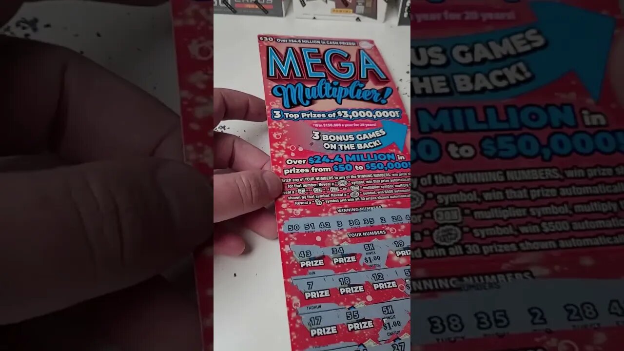 $30 Lottery Tickets Put to the TEST! Mega Multiplier Scratch Offs