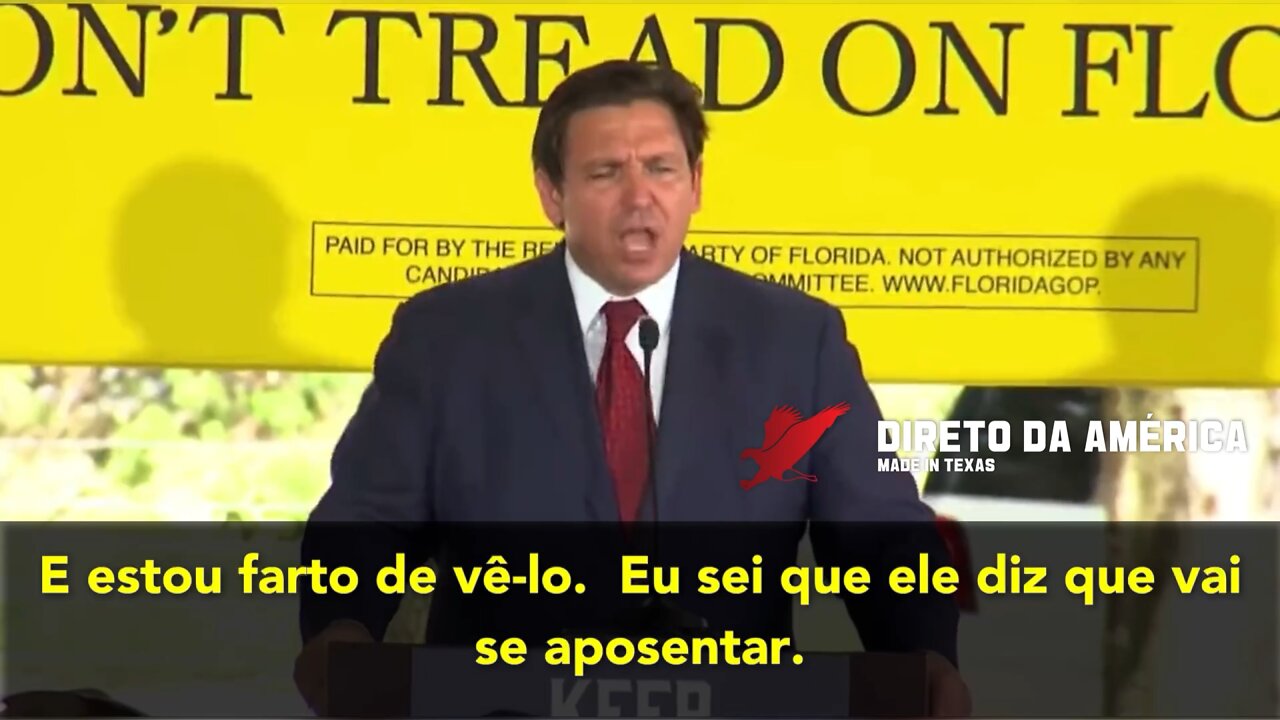 DeSantis: “Alguém Precisa Pegar Aquele Elfo e Jogá-lo no Potomac”