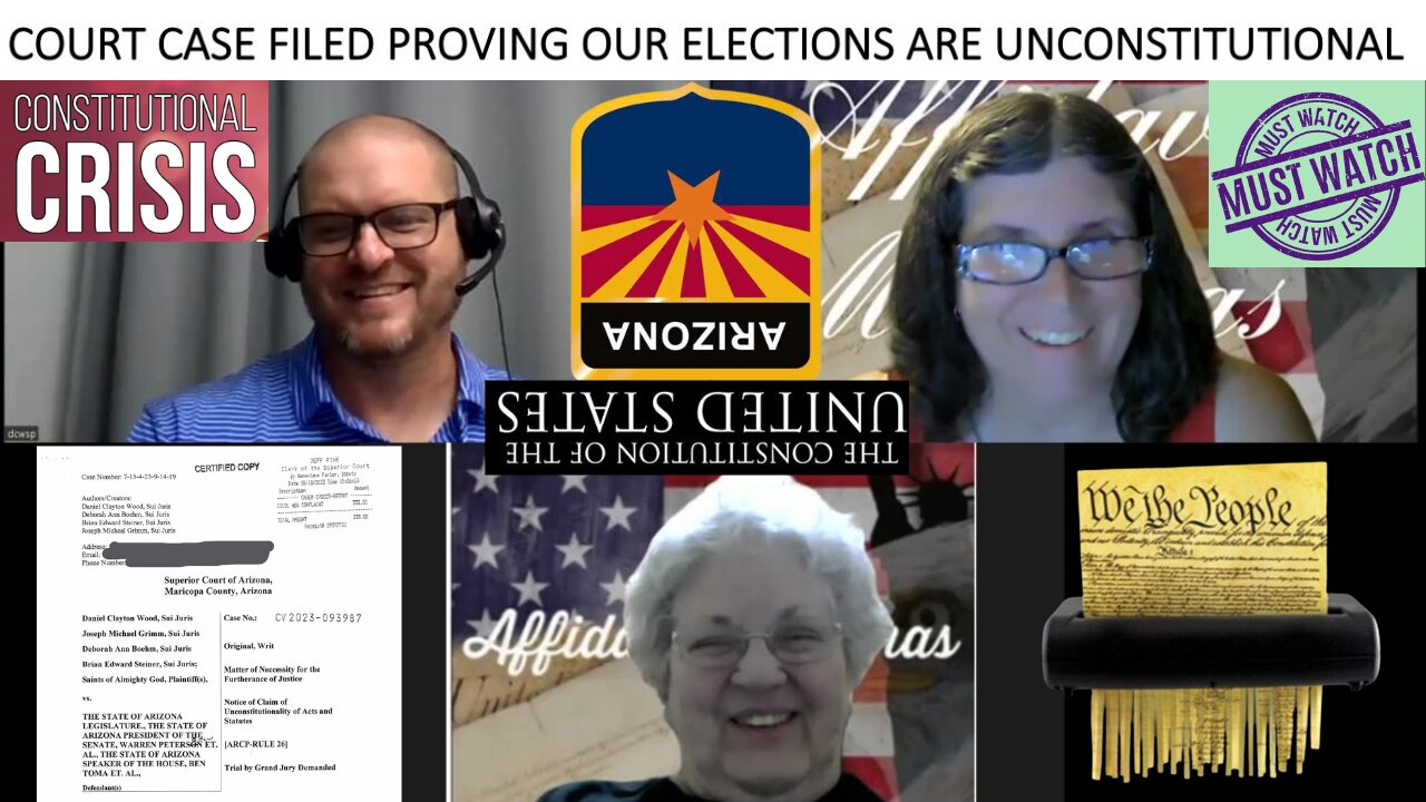 Our Elections Are Unconstitutional & The Court Case Has Been Filed! Learn How The LegislaTURDS Have Violated YOUR Rights & THEIR OATHS | Affidavit Mommas & Daniel Wood