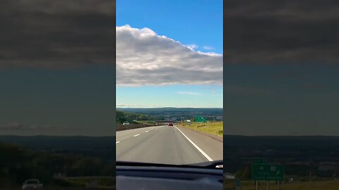 Truro Nova Scotia Driving Through