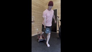 Kids Toys Make GREAT Gym Equipment| Reverse Lunges and Hamstring Curls