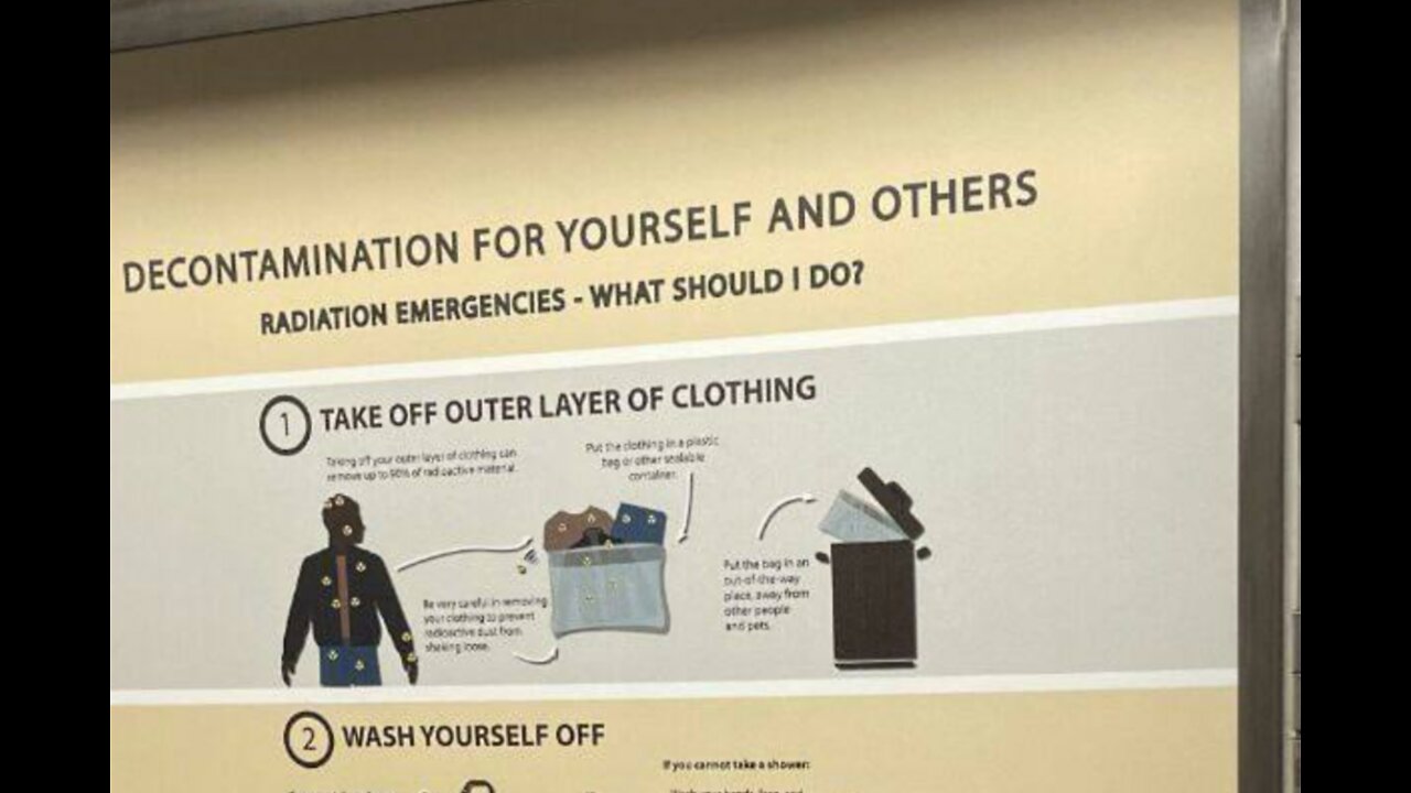 WARNING: Nuclear Attack Subway Signs in New York City