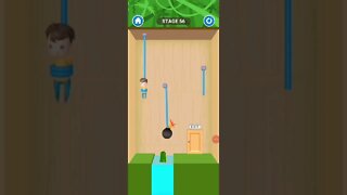 rescue cut rope puzzle 😎 #shorts