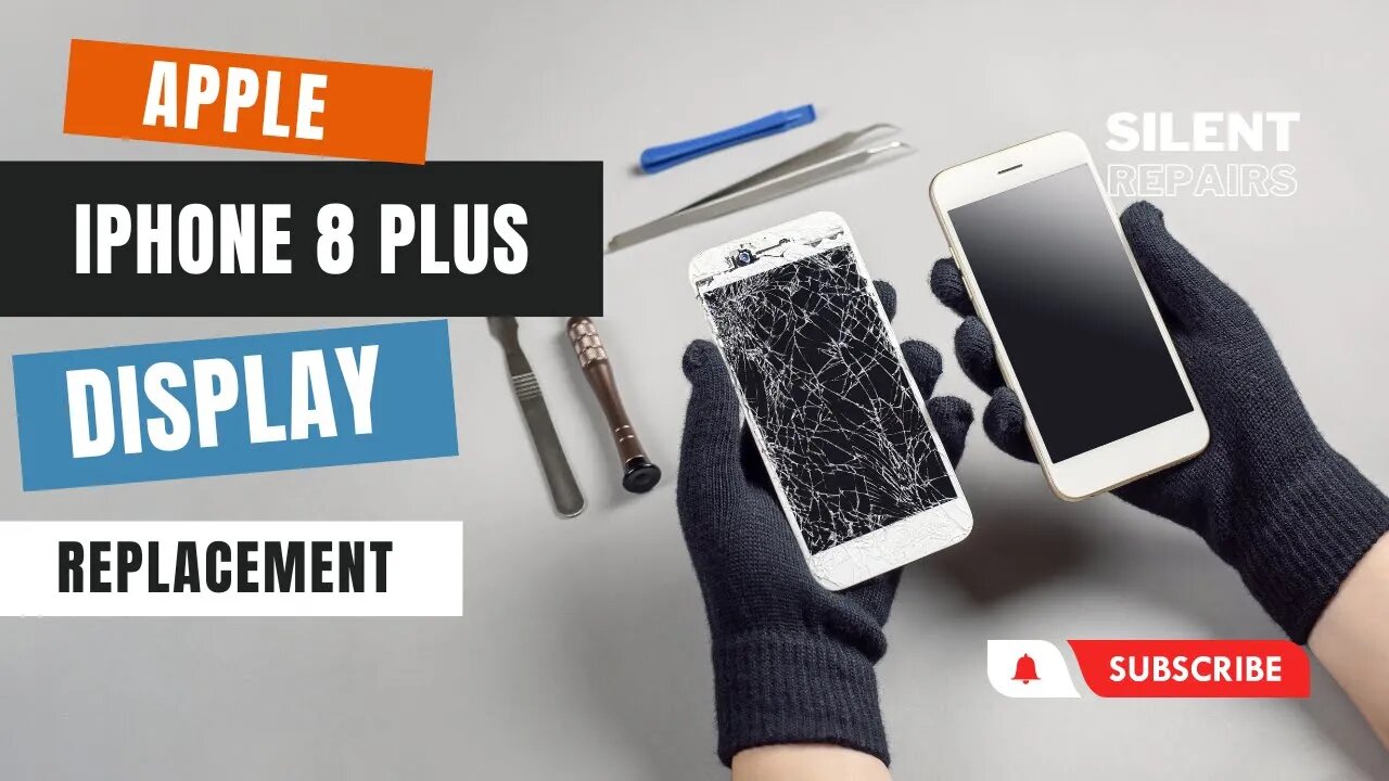 Apple Iphone 8 Plus | Screen repair | Display replacement | Repair video