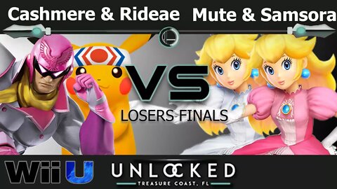 Cashmere & Rideae vs. MuteAce & Samsora - Wii U Doubles Losers Finals - Unlocked