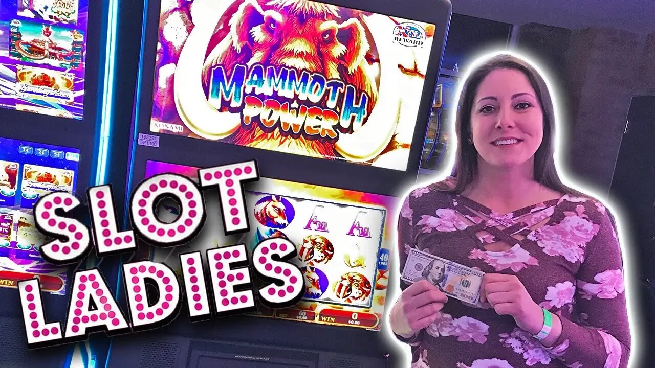 🤘Mammoth Power 🤘BONU$ FUN with Melissa 🎰| Slot Ladies