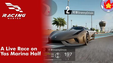 A Live Race on Yas Marina Half | Racing Master