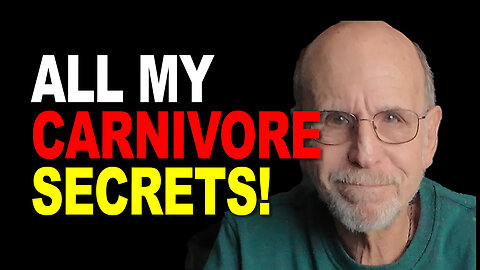 I share ALL OF MY TECHNIQUES TO SUCCEED on carnivore IN ONE VIDEO! EPIC!