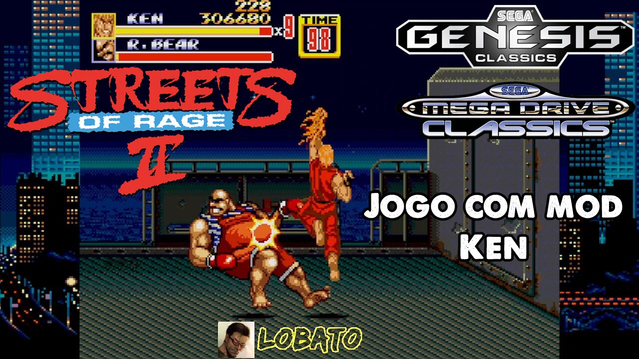 Streets of Rage II (com mod) - Ken