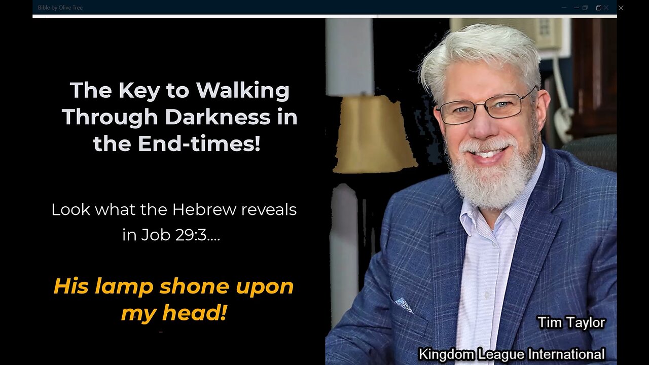 The Key to Walk Through Darkness in the End-Times!