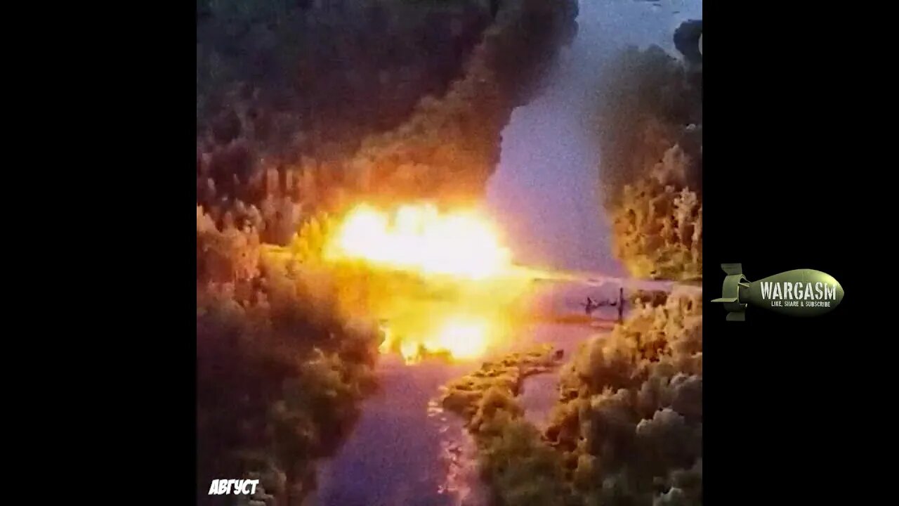 Two minutse long supercut of exploding Ukrainain targets