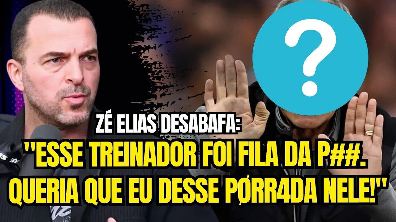 Zé Elias Revela Técnico que Tentou Prejudicá-lo! #shorts