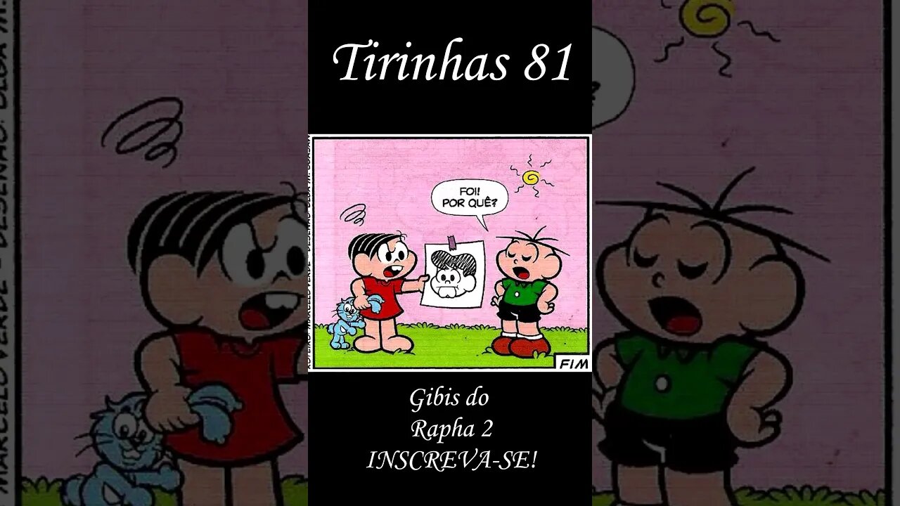 Tirinhas da Turma da Mônica nº 81 | Gibis do Rapha 2