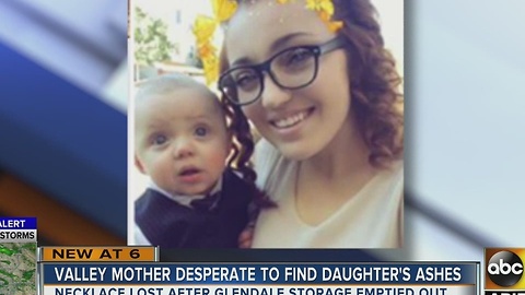 Valley mom asking for baby’s ashes back