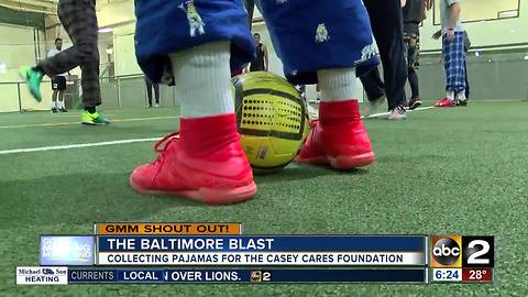 Good morning from the Baltimore Blast's goalkeeper