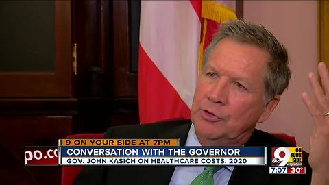 Gov. John Kasich on healthcare costs, 2020