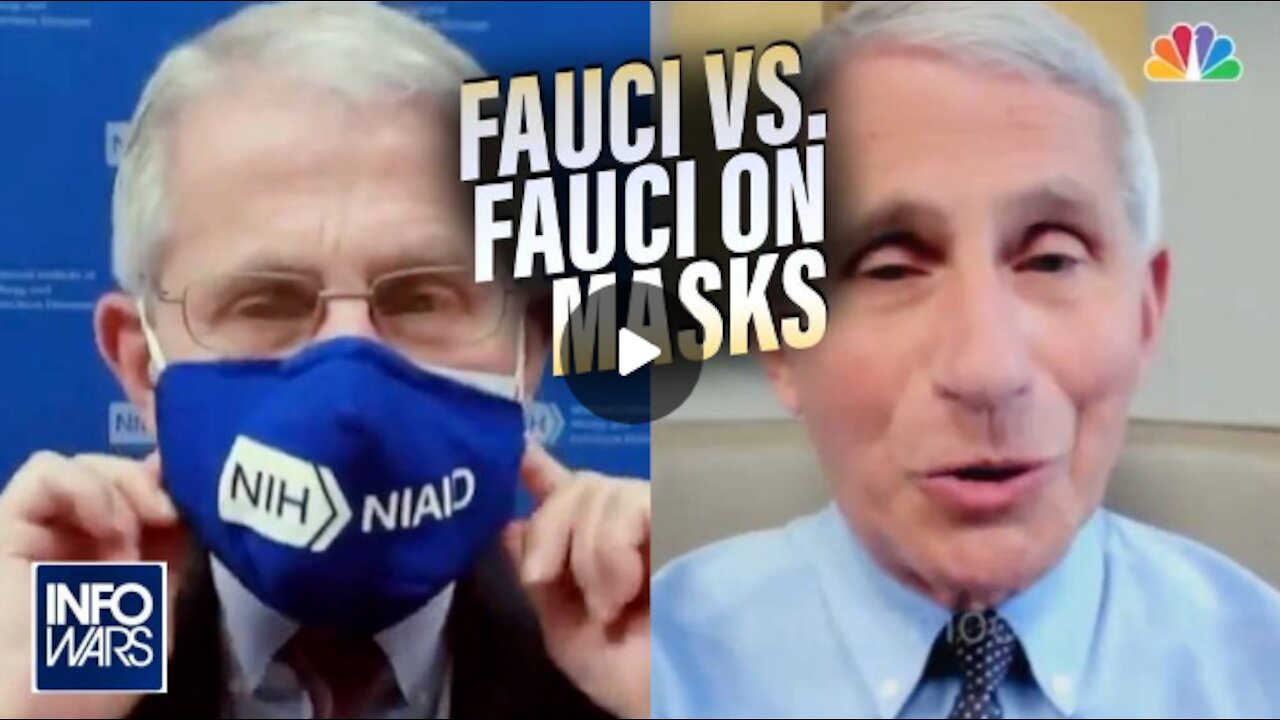 Fauci Debates Fauci On Mask Effectiveness -