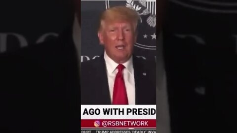 Trump speaks on his new social media app Truth Social