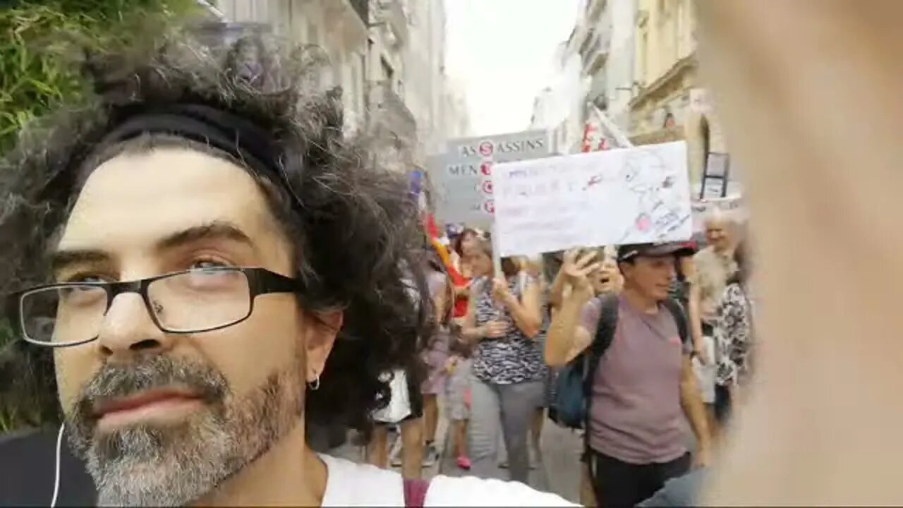 Manifestação Em Marselha, França e comentários do Front - 25/9/21#liberté